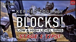 Infinity Blade 3: TIPS FOR KERMEC STAGE 1 BLOCKS - LOW & HIGH LEVEL SIRIS!