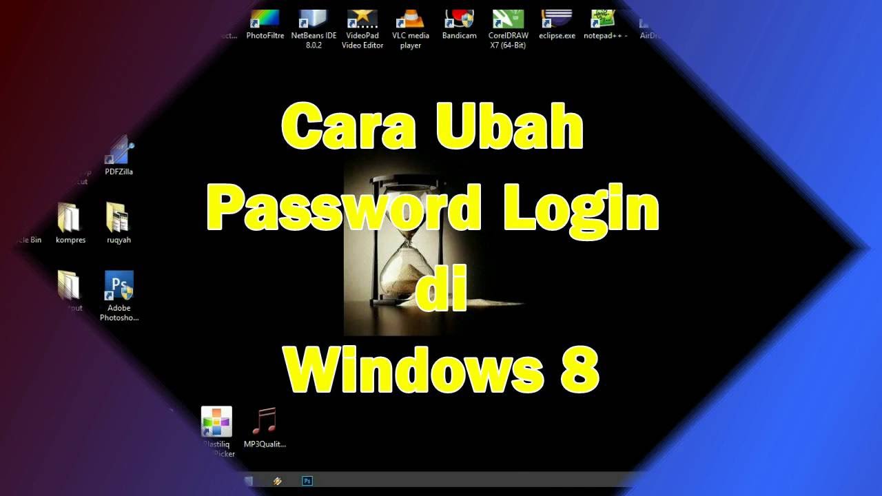 Cara ganti password login di Windows 8 