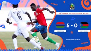 The Gambia 🆚 South Sudan Highlights - #TotalEnergiesAFCONU20 Quarter-finals
