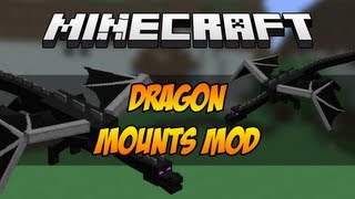 ★ Mod Spotlight w/ SuperMinepod! - Dragon Mounts Mod! (1.4.7)