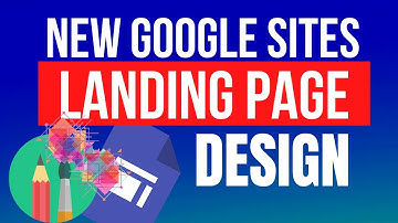 How to Create a LANDING PAGE For Free | Google Sites Landing Page Design Tutorial