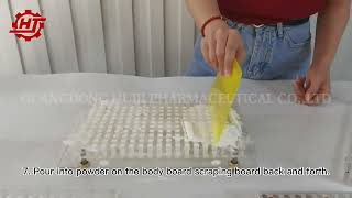 209 holes capsule manual filler