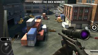 PURE SNIPER LEVEL 35 CAMPAIGN Z9 DOCKS - DOCK DEATH / CAMPAIGN DOCKS (NEW YORK) screenshot 2
