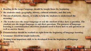 The Direct Method 2