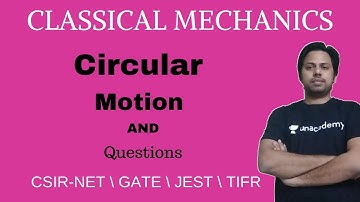 CSIR NET |Circular motion Questions| Potential G
