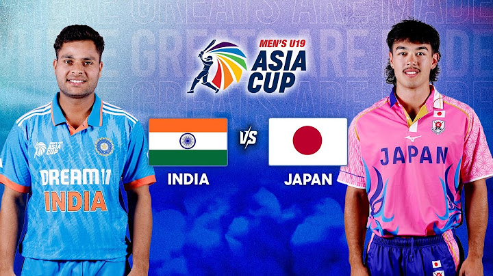 India vs Japan U19 Asia Cup Live Score: India U19 and Japan U19...