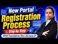 CMA Foundation Registration Process Dec 26/June 27 | How to Register in ICMAI | CMA Registration
