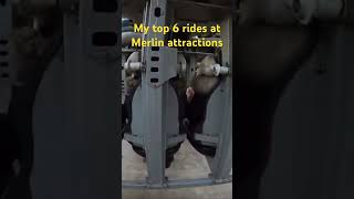 My top 6 rides at Merlin attractions #themepark  #chessingtonworldofadventures #rollercoaster