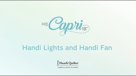 Lights and Fan - HQ Capri