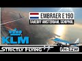 KLM Royal Dutch Airlines | Embraer E190, takeoff Amsterdam, Schiphol, RWY 36L | October 2021