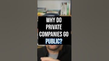 Why Do Private Companies Go Public?