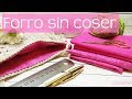 Curso crochet: cómo hacer un forro SIN coser. How to make a liner without sewing.