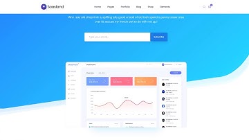 Classic Saas Landing Page Demo Preview | Saasland MultiPurpose WordPress Theme