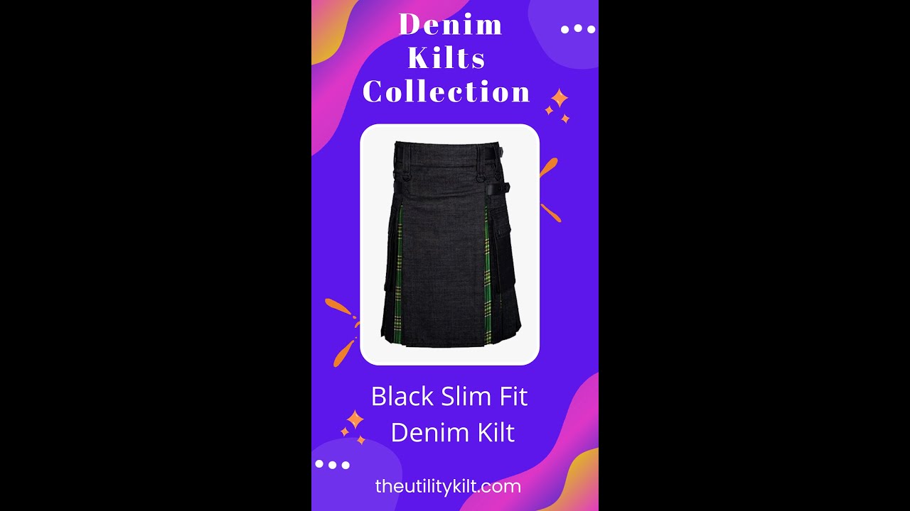 Denim Kilts For Men Collection | | Best Quality Denim Kilts For Men | The Utility Kilt