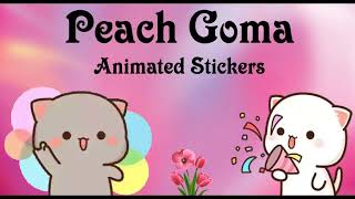 Animated Stickers - Peach Goma screenshot 3