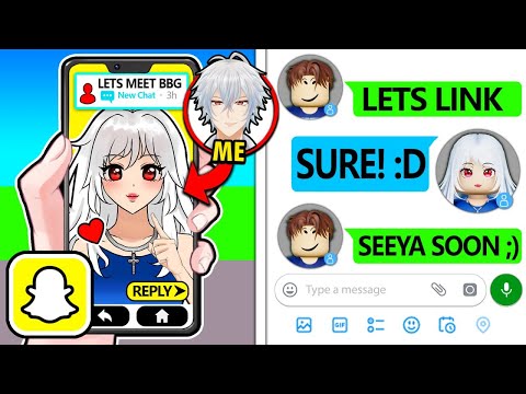 Pretending to be a GIRL on ROBLOX SNAPCHAT…