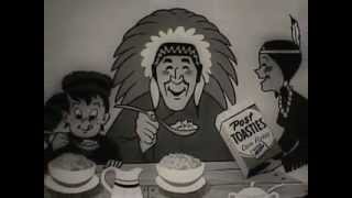 VINTAGE 1950s ERA POST CEREAL - INDIAN CHIEF