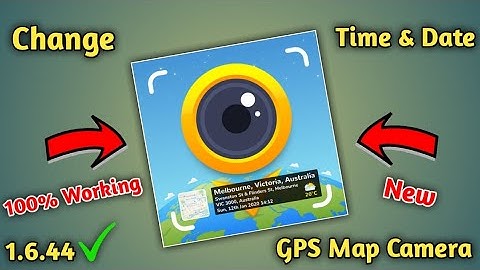 How To Change Time & Date on GPS Map Camera App|gps map camera me date or time kaise change kare New