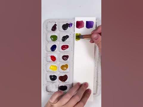 Mixing Palettes for Watercolor Painting 🟢 Review 🟢 Ceramic VS Plastic 