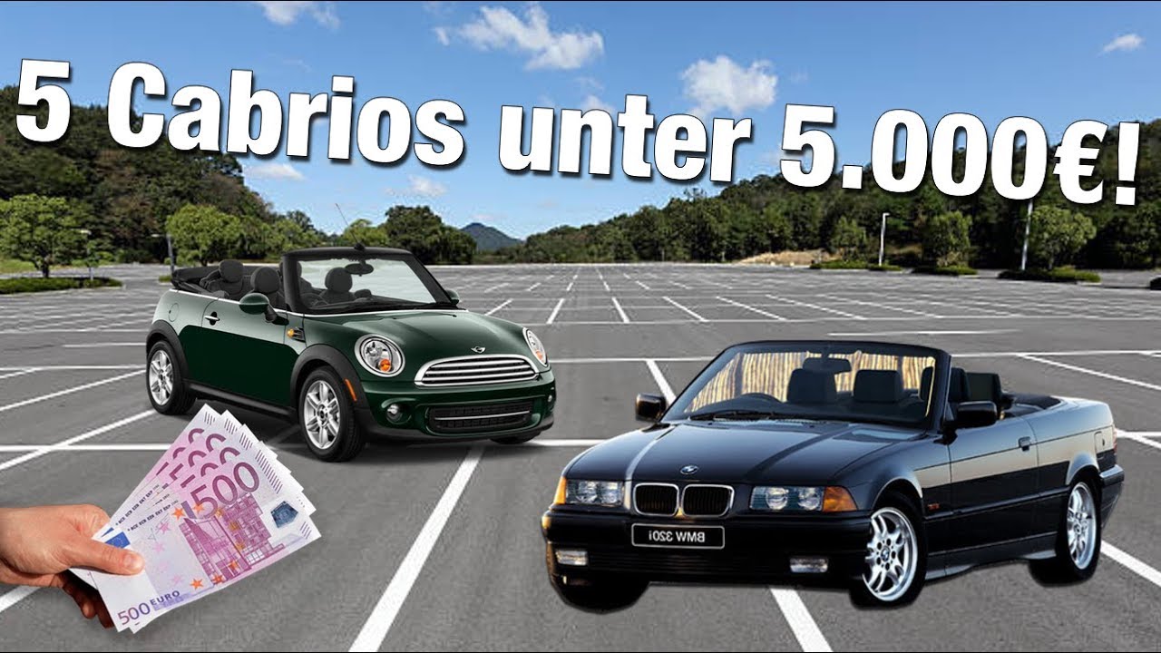 Coole Cabrios Unter 5000 Youtube