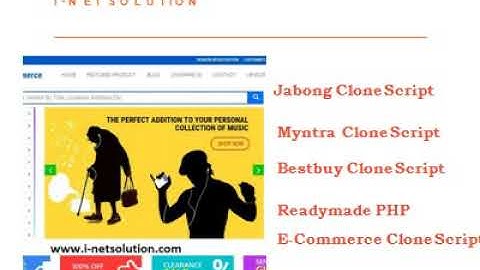 Jabong Clone Script , Myntra Clone Script , Bestbuy Clone Script, Readymade PHP ecommerce Clone Scri