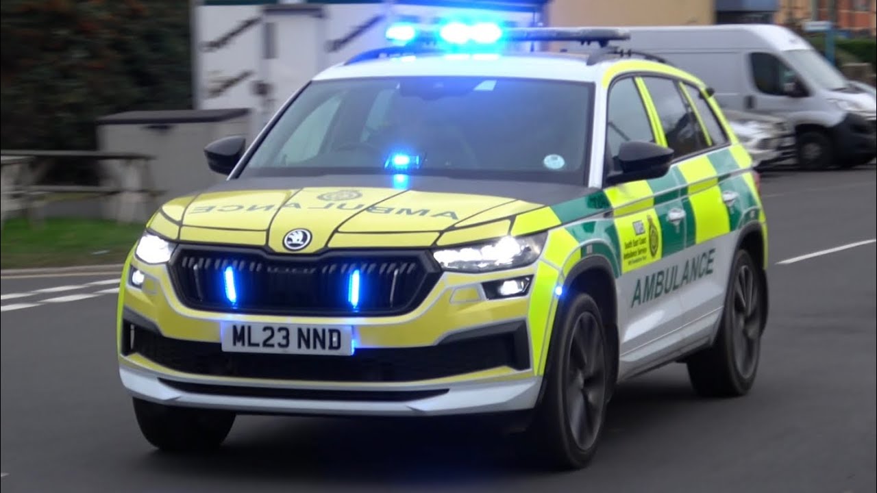 South East Coast Ambulance Service, Skoda Kodiaq Rapid Response Vehicle responding + more