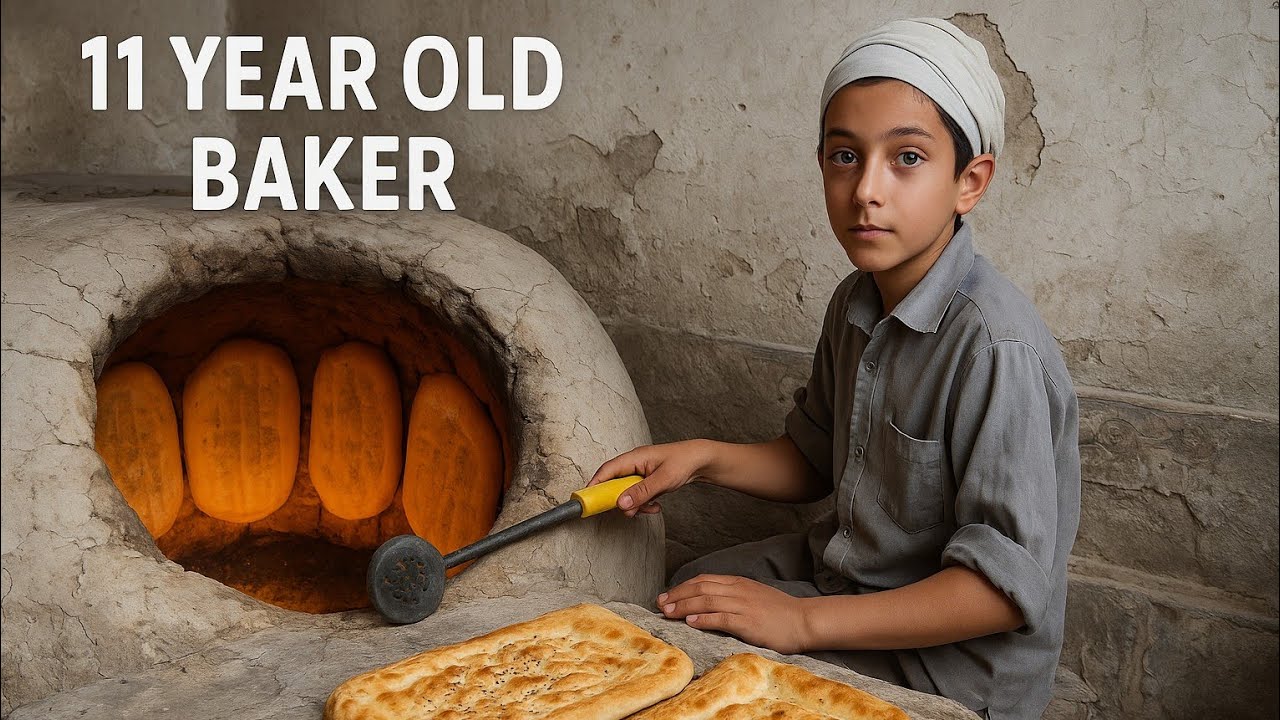 Traditional TAFTOON Bread | “From Dough to Bread – Baked by 11 & 17-Year-Old Brothers 🍞🔥