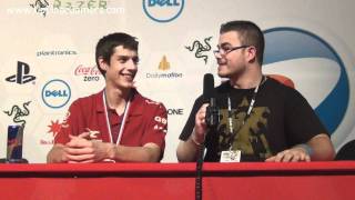 MaNa after the ESWC Grand Finals vs Stephano - ESWC 2011