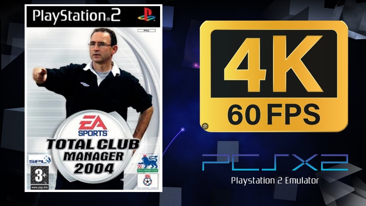 Total Club Manager 2004 | PS2 (PCSX2) | 4K UHD
