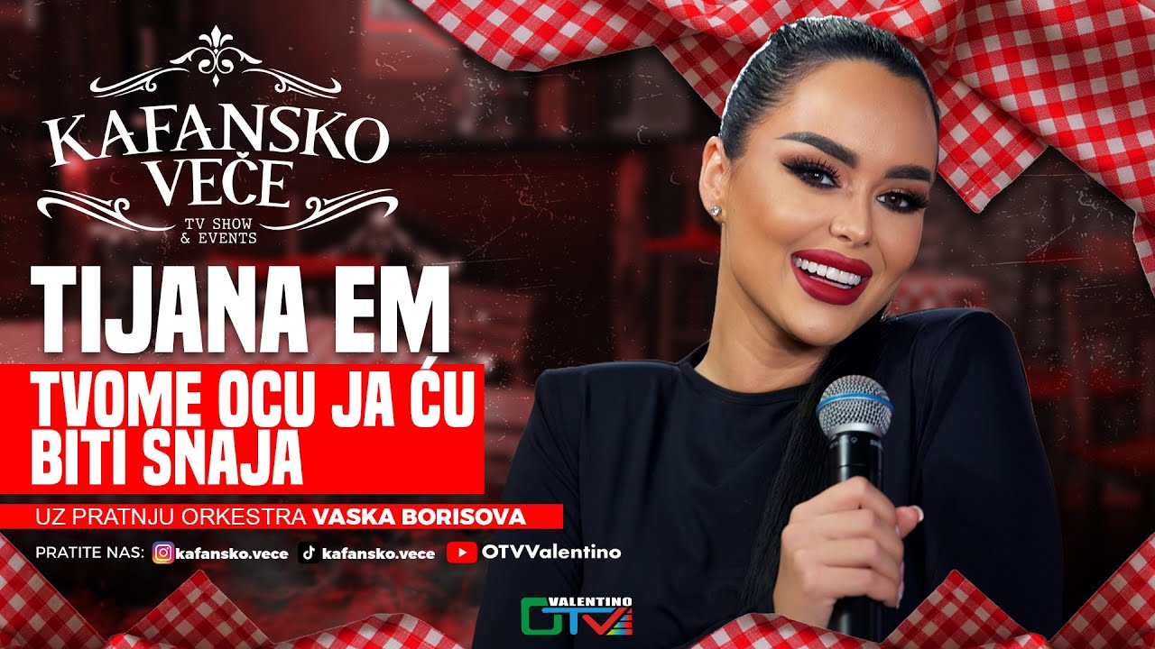 TIJANA EM - TVOME OCU JA CU BITI SNAJA | UZIVO | 2025 (ORK. VASKA BORISOVA) | KAFANSKO VECE