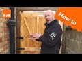 How to fit a garden gate