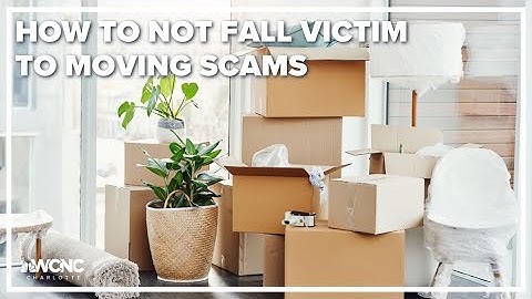 Red flags to help identify moving scams