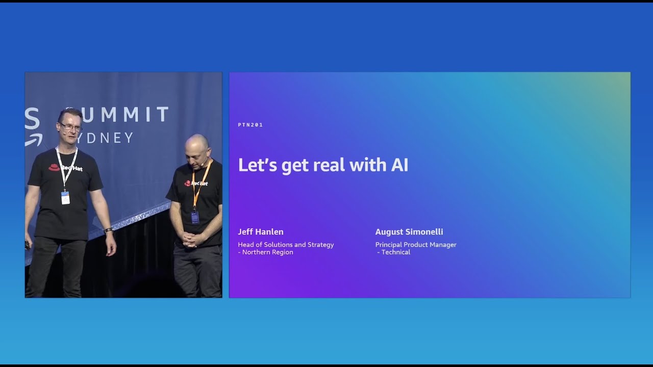 AWS Summit Sydney 2024: Let's get real with AI - YouTube