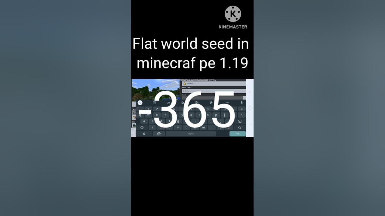 flat world seed in Minecraft PE 1.19