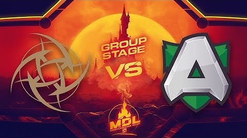 NiP vs Alliance Game 1 - MDL Paris Major EU Qualifiers: Group Stage
