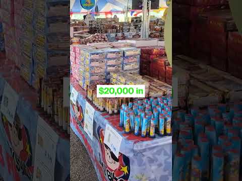 $2.7B Fireworks Frenzy Exploring Americans' 4th of July Celebration #shorts #america #fireworks