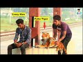 Fake Tiger Vs Man Scare Prank Video - So Funny Man Reaction With Fake Tiger | Dhamaka Furti