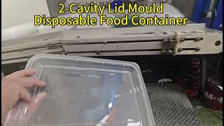 2-Cavity Lid Mould Disposable Food Container #foodbox #disposablepackaging