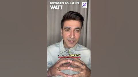 Tokens per dollar per watt #satyanadella #ai #llm #artificialintelligence