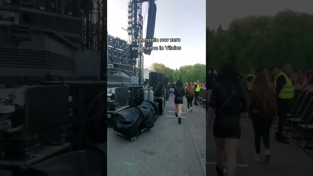 Rammstein row zero  in Vilnius