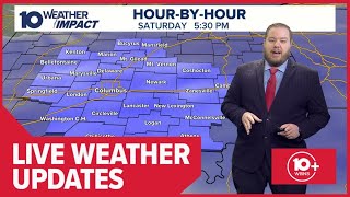 Live Weather Updates: Tracking snow moving through Ohio
