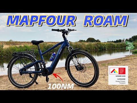 MapFour Roam Review: Testing the Full-Suspension Trekking Bike with 100Nm Motor, Belt Drive, and ...