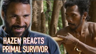 BLOWPIPE HUNTING With The Mani Tribe | HAZEN REACTS | Primal Survivor