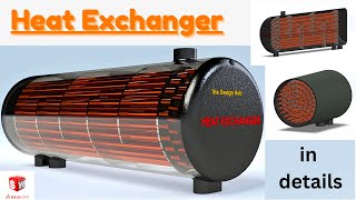 The Straight Tube Heat Exchanger Designing and its Working || SolidWorks Advanced Tutorial.