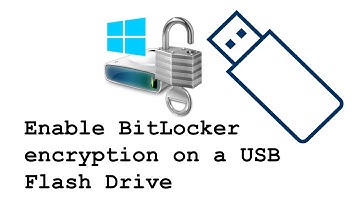 How to Enable Bitlocker Encryption on a USB Flash Drive