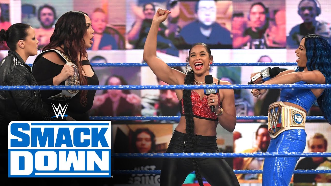 Banks and Belair are confronted by the WWE Women’s Tag Team Champions: SmackDown, Feb. 12, 2021
