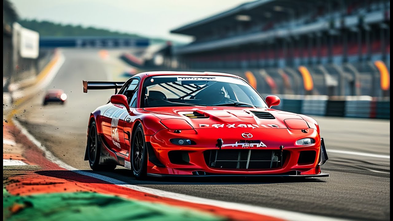 Speed and Sound: Mazda RX-7 Racing with the Legendary Rotary Engine ...