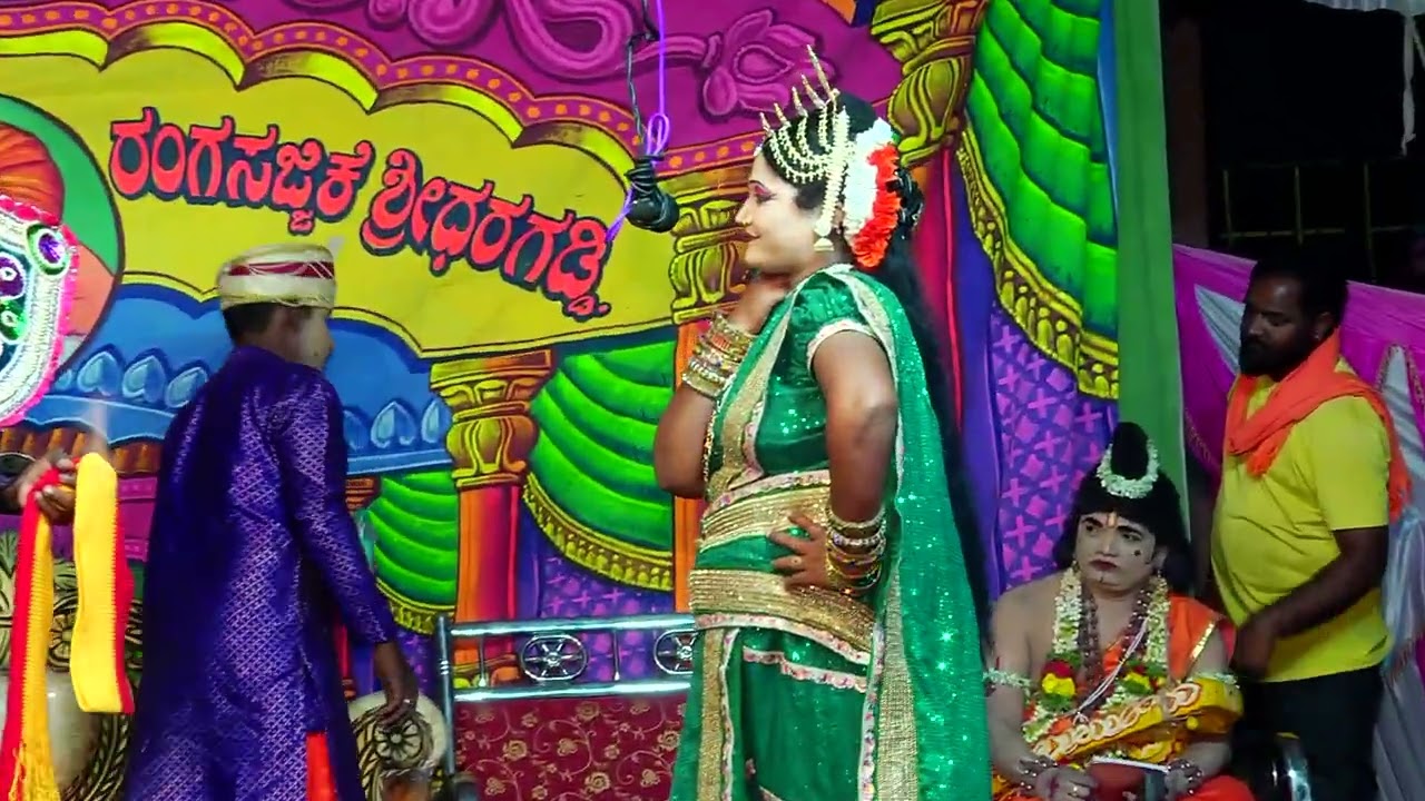 ಬಂಡಿಹಟ್ಟಿ ಗ್ರಾಮದಲ್ಲಿ ನಡೆದ ರತಿ ಕಲ್ಯಾಣ ಎಂಬ ಸುಂದರ ಪೌರಾಣಿಕ ನಾಟಕ 01- 11- 2025 Part 17