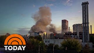 Russia Hits Cities Across Ukraine With 'Kamikaze' Style Drone Attacks