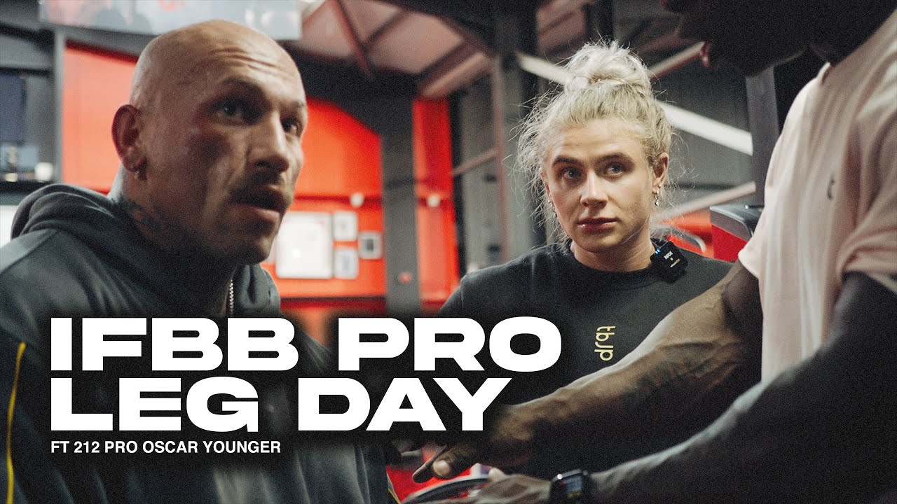 LEG DAY WITH IFBB PRO OSCAR // WITH KUBA + MEG